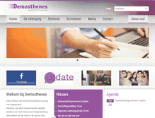 Tablet Screenshot of demosthenes.nl